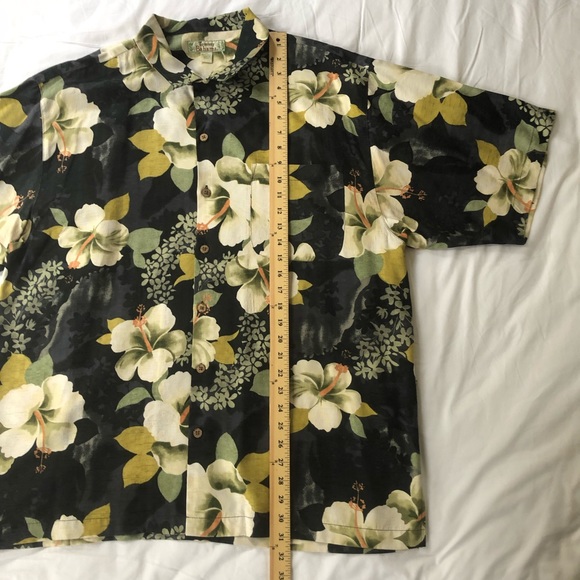 TOMMY BAHAMA Silk Floral Shirt - Picture 2 of 7